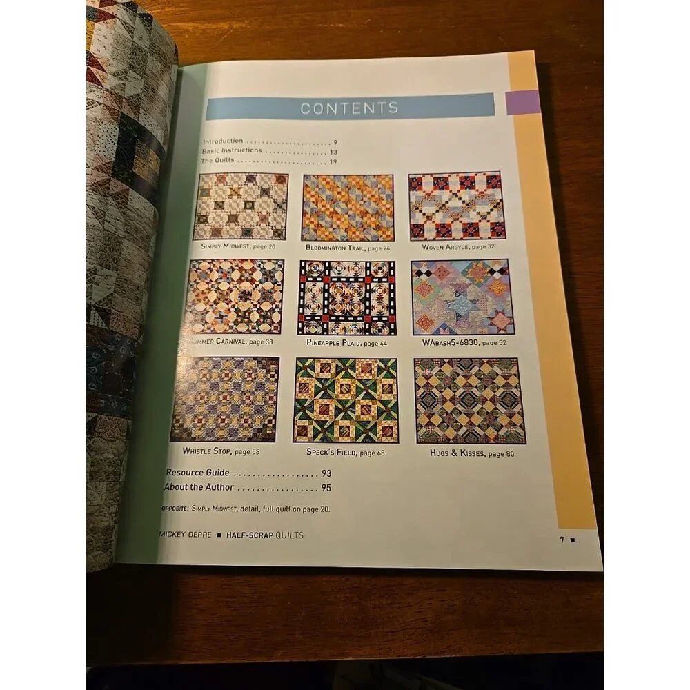 Half-Scrap Quilts : Take and Make Them Yours by Mickey Depre (2015, Trade...